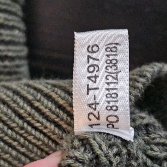 Tommy Bahama Sweater Mens Large Green 1/4 Zip Pullover Cotton Knit Casual - Picture 9 of 12